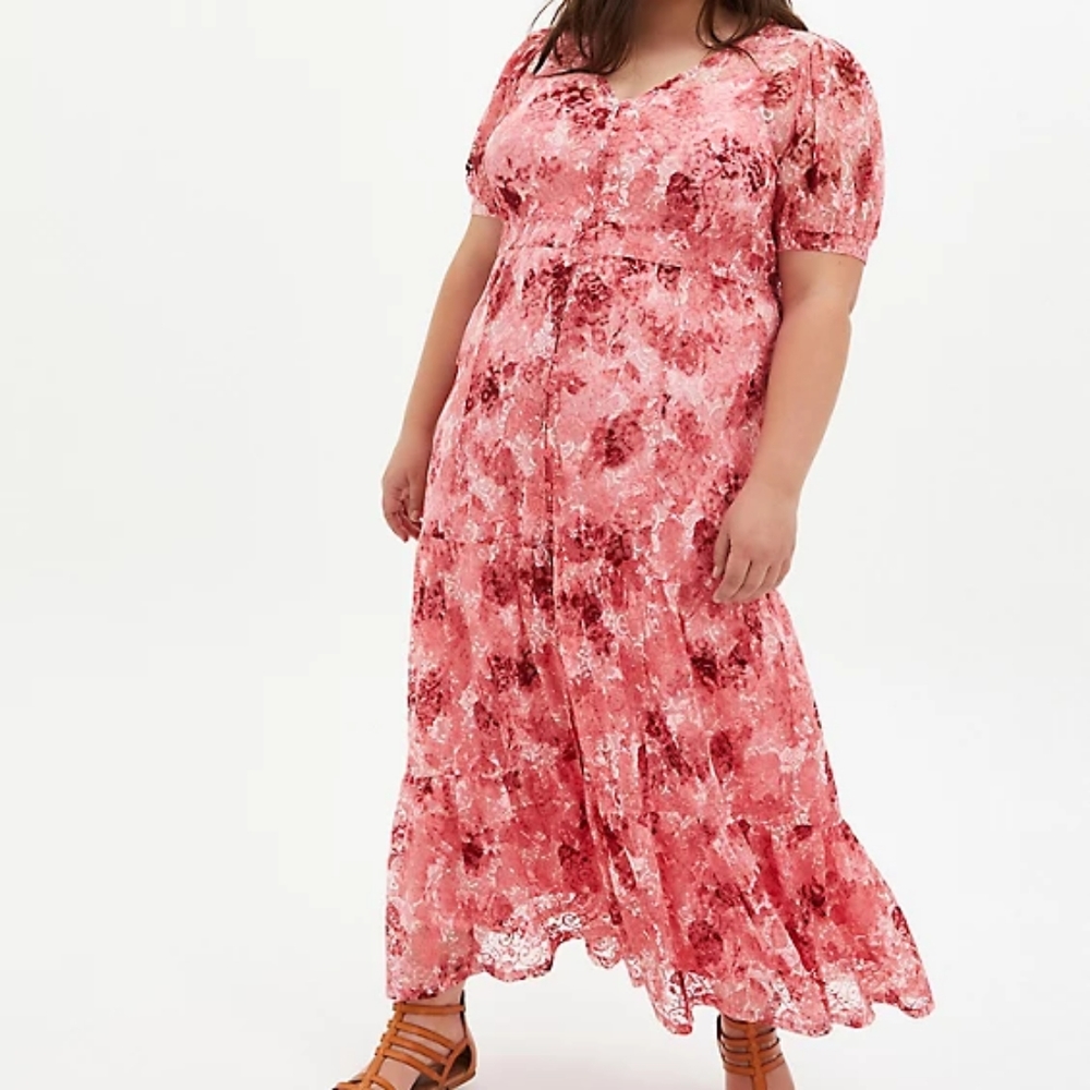 Torrid floral dress sz 0 (12)  NWT